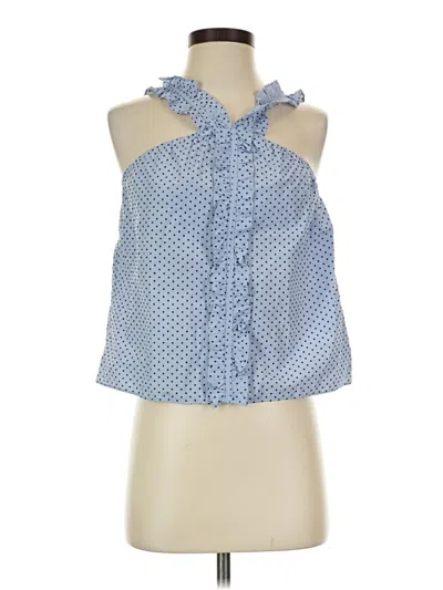 Pre-owned Waverly Grey Sleeveless Blouse In Blue