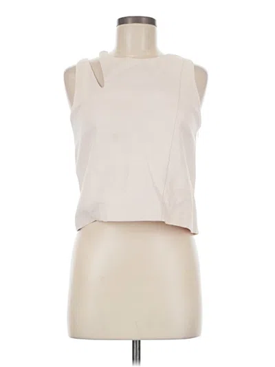 Pre-owned Waverly Grey Sleeveless Blouse In Ivory