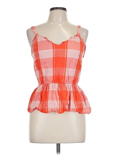 Pre-owned Waverly Grey Sleeveless Blouse In Orange