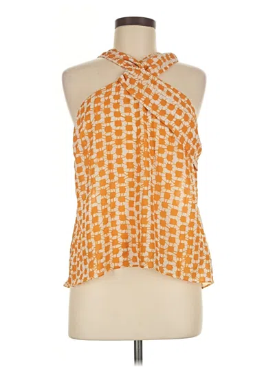 Pre-owned Waverly Grey Sleeveless Blouse In Orange