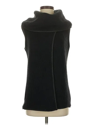 Pre-owned Waverly Grey Sweater Vest In Black