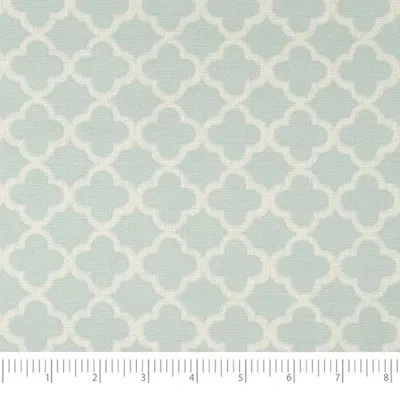 Waverly Inspirations 100% Cotton Duck Canvas 45" Wide Upholstery Fabric By The Yard, Medallion Crystal In Teal