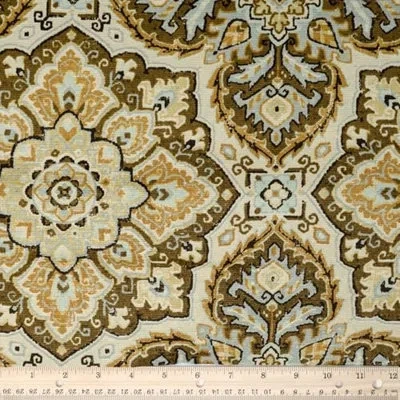 Waverly Inspirations 100% Cotton Duck Canvas 45" Wide Upholstery Fabric By The Yard, Tile Chai In Teal