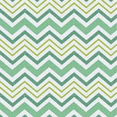 Waverly Inspirations 100% Cotton Duck Canvas 45" Wide Upholstery Fabric By The Yard, Width Chevron Lime Prin In Teal