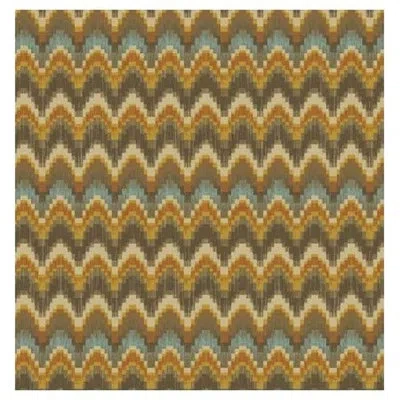 Waverly Inspirations 100% Cotton Duck Canvas 45" Wide Upholstery Fabric By The Yard, Width Ikat Adobe Color  In Orange