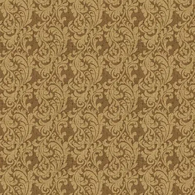 Waverly Inspirations 100% Cotton Duck Canvas 54" Wide Upholstery Fabric By The Yard, Paisley Scroll Brown Co