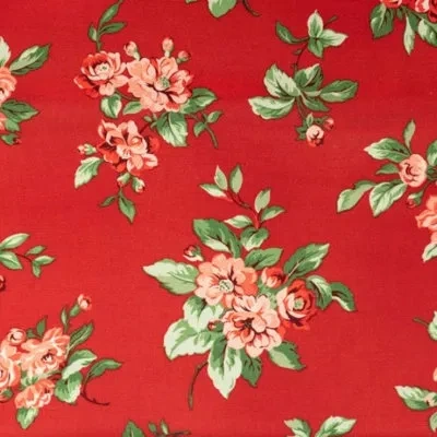 Waverly Inspirations 54" 100% Cotton Sewing & Craft Fabric By The Yard, Red