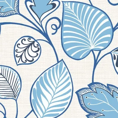 Waverly Inspirations Cotton Duck 54" Fantasy Island Blue Color Sewing Fabric By The Yard In Navy