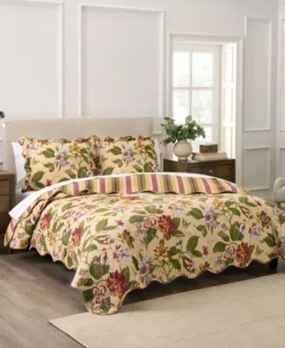 Waverly Laurel Spring Cotton Quilt Set In Multi