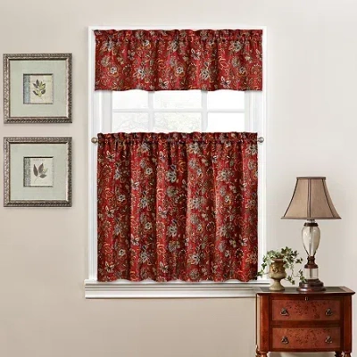 Waverly Navarra 3-pc. Curtains & Drapes Window Set In Multi