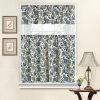 Waverly Navarra 3-pc. Curtains & Drapes Window Set In Blue