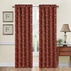 Waverly Navarra Light-filtering Single Curtain Panel In Red