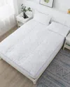 Waverly Quilted Dual Chamber 1.5in Feather Topper In White