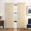 Waverly Serendipity Pinch Pleat Rod Pocket Light-filtering Single Curtain Panel In Neutral
