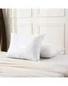 WAVERLY WAVERLY SET OF TWO 233 THREAD COUNT WHITE GOOSE FEATHER & DOWN BLEND PILLOWS