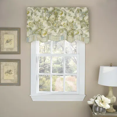 Waverly Spring Bling Scalloped Valance In Multi