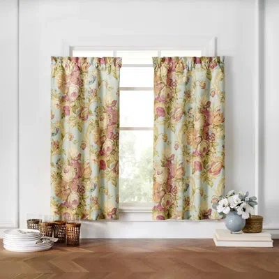 Waverly Spring Bling Vapor 100% Cotton Tiered Panel