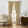 Waverly Spring Rod Pocket Light-filtering Single Curtain Panel In Gray