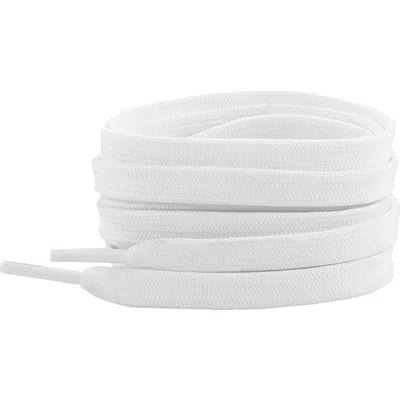 Waves California 39-inch Premium Flat Shoelaces In White