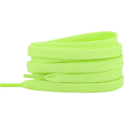 Waves California 39-inch Premium Flat Shoelaces In Yellow
