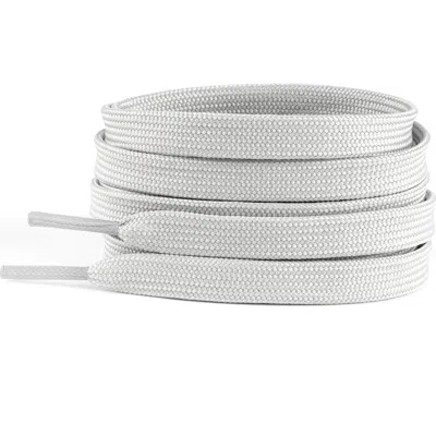 Waves California 54-inch Premium Flat Shoelaces In Gray