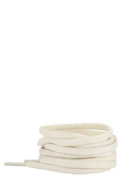 Waves California 54-inch Premium Round Shoelaces In White