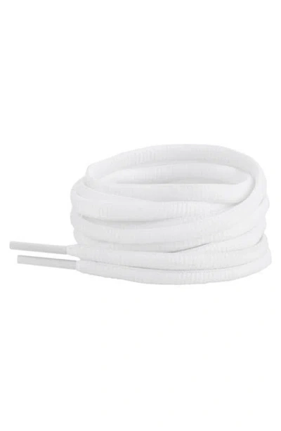 Waves California 54-inch Premium Round Shoelaces In White