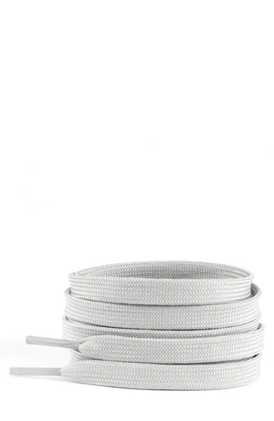 Waves California 63-inch Premium Flat Shoelaces In Gray