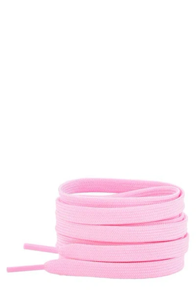 Waves California 63-inch Premium Flat Shoelaces In Pink