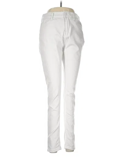 Pre-owned Wax Jean Casual Pants In White