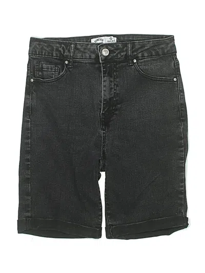 Pre-owned Wax Jean Denim Shorts In Black
