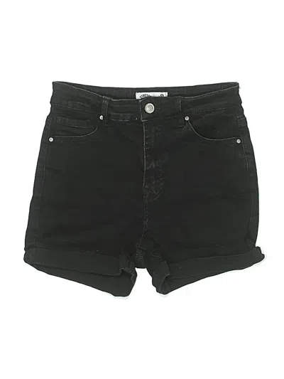 Pre-owned Wax Jean Denim Shorts In Black