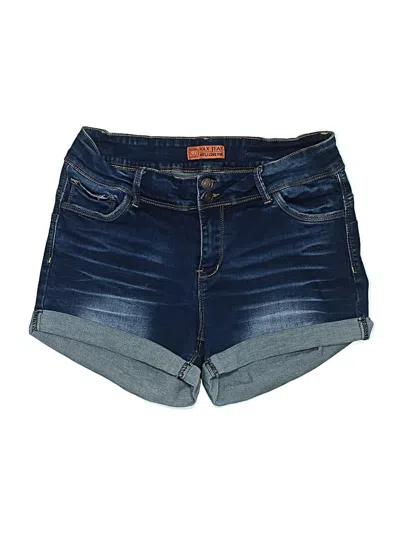 Pre-owned Wax Jean Denim Shorts In Blue