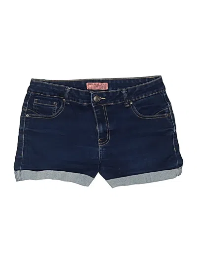 Pre-owned Wax Jean Denim Shorts In Blue