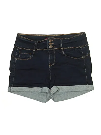 Pre-owned Wax Jean Denim Shorts In Blue