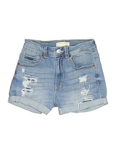 Pre-owned Wax Jean Denim Shorts In Blue