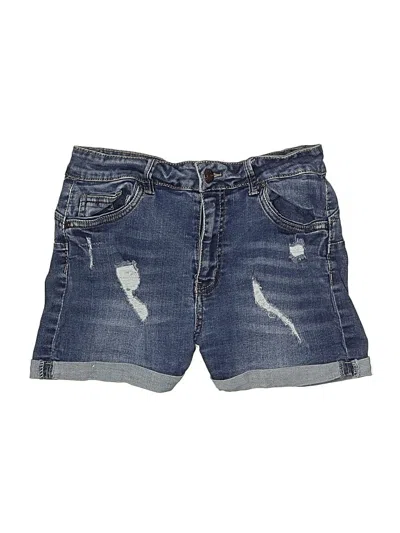 Pre-owned Wax Jean Denim Shorts In Blue