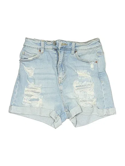 Pre-owned Wax Jean Denim Shorts In Blue