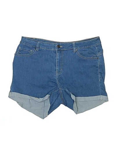 Pre-owned Wax Jean Denim Shorts In Blue