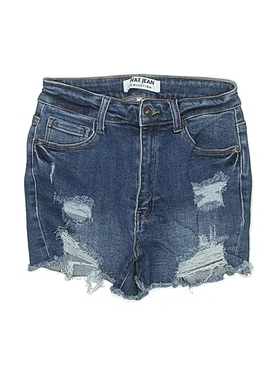 Pre-owned Wax Jean Denim Shorts In Blue