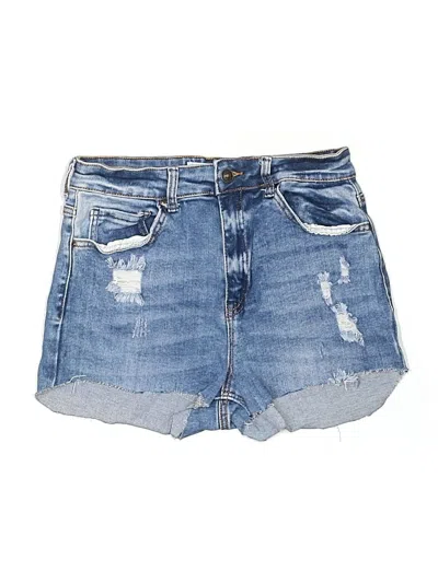 Pre-owned Wax Jean Denim Shorts In Blue