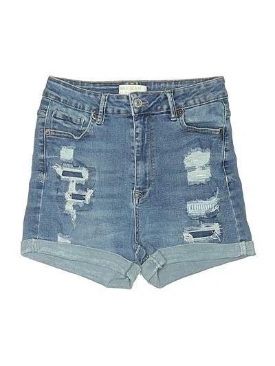 Pre-owned Wax Jean Denim Shorts In Blue