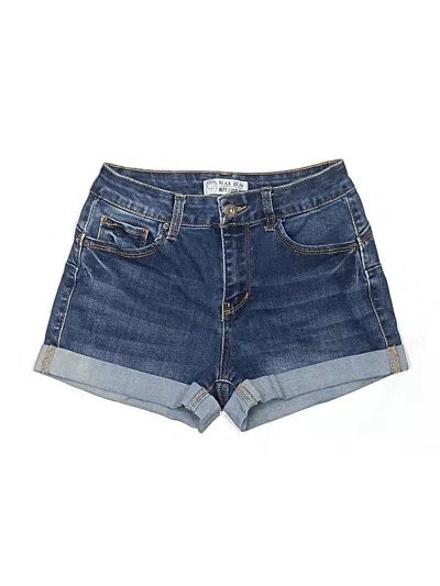 Pre-owned Wax Jean Denim Shorts In Blue