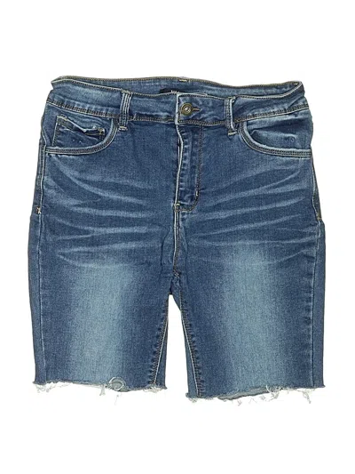 Pre-owned Wax Jean Denim Shorts In Blue