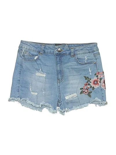 Pre-owned Wax Jean Denim Shorts In Blue