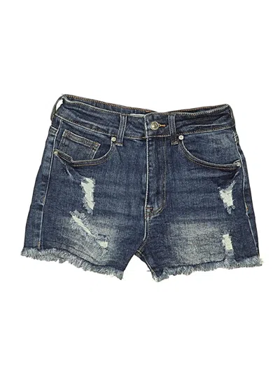 Pre-owned Wax Jean Denim Shorts In Blue