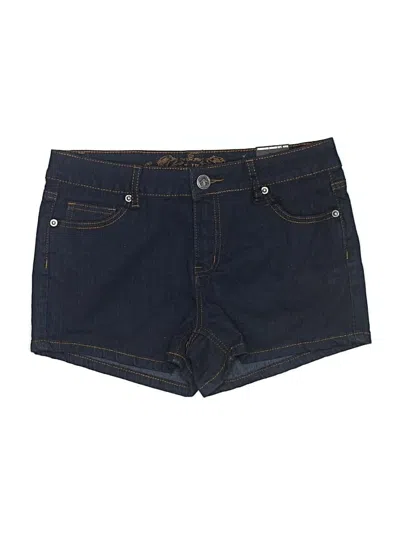 Pre-owned Wax Jean Denim Shorts In Blue