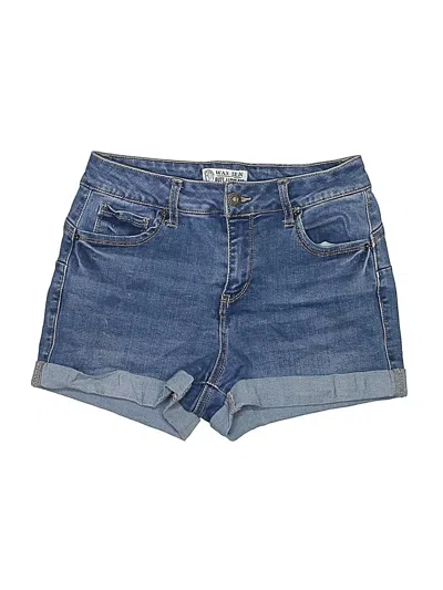 Pre-owned Wax Jean Denim Shorts In Blue