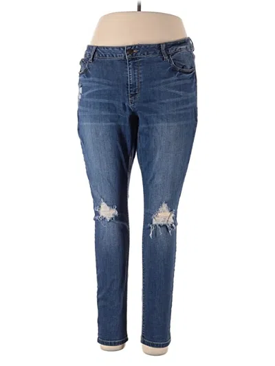 Pre-owned Wax Jean Jeans In Blue
