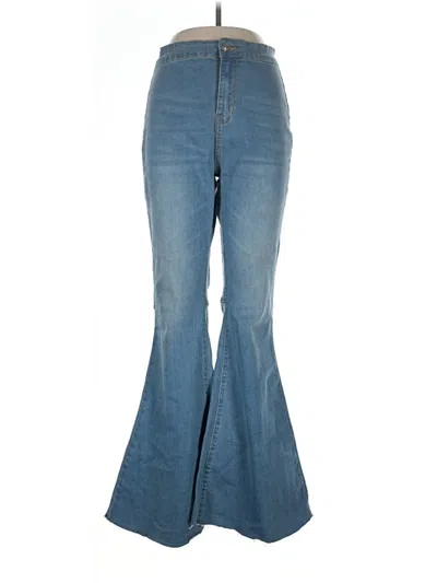 Pre-owned Wax Jean Jeans In Blue
